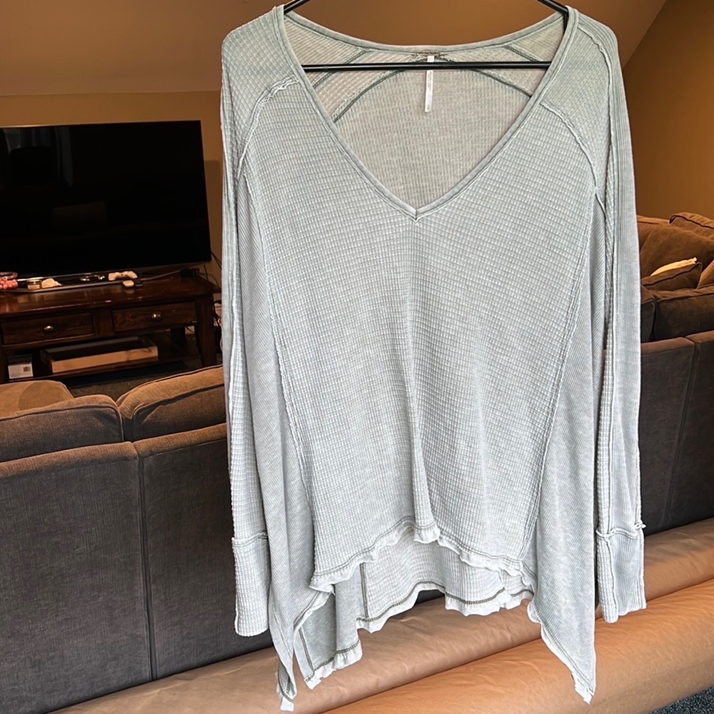 Free People gray long sleeve